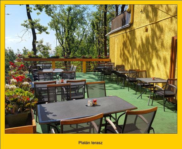 Hotel Platán Panzió Dobogoko Exterior foto
